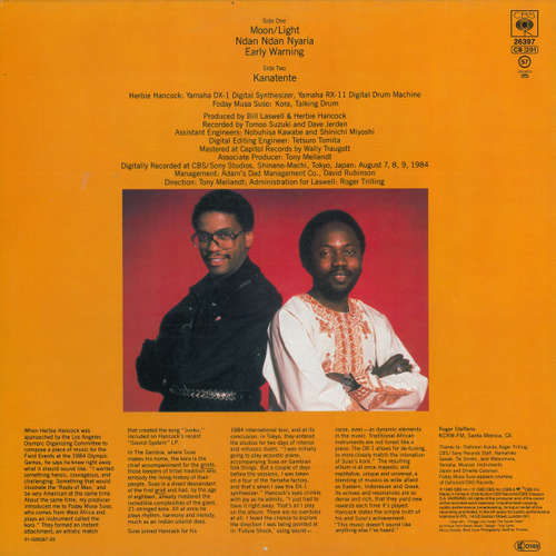 Cover Herbie Hancock And Foday Musa Suso - Village Life (LP, Album) Schallplatten Ankauf