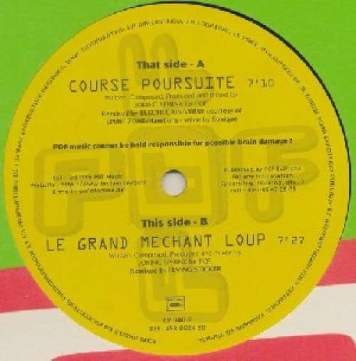 Cover Joking Sphinx - Course Poursuite / Le Grand Méchant Loup (Remixes) (12) Schallplatten Ankauf