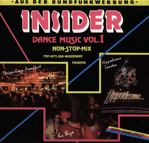 Cover Various - Insider - Dance Music Vol. 1 (Non-Stop-Mix) (12, Comp) Schallplatten Ankauf