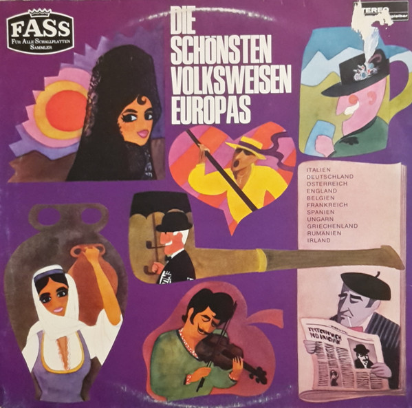Cover Various - Die Schönsten Volksweisen Europas (LP, Comp) Schallplatten Ankauf