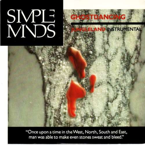 Cover Simple Minds - Ghostdancing (7, Single) Schallplatten Ankauf