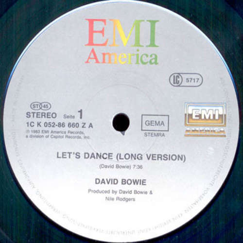Cover David Bowie - Let's Dance (12, Single) Schallplatten Ankauf