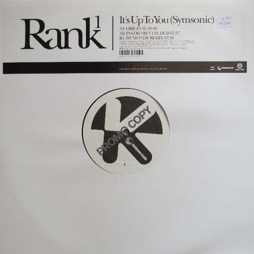 Cover Rank1* - It's Up To You (Symsonic) (12, Promo) Schallplatten Ankauf