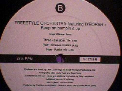 Cover Freestyle Orchestra Featuring D'borah* - Keep On Pumpin It Up (12) Schallplatten Ankauf