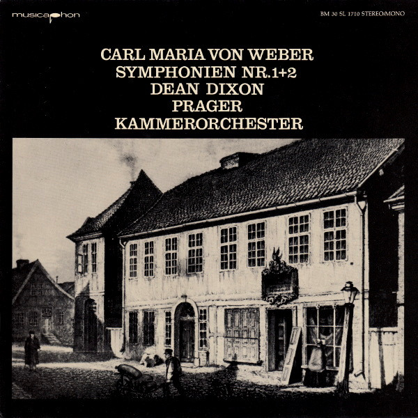Cover Carl Maria von Weber, Dean Dixon (2), Prager Kammerorchester* - Symphonien Nr.1+2 (LP) Schallplatten Ankauf