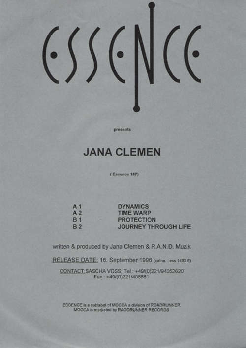 Cover Jana Clemen - Dynamics (12, Promo, W/Lbl) Schallplatten Ankauf