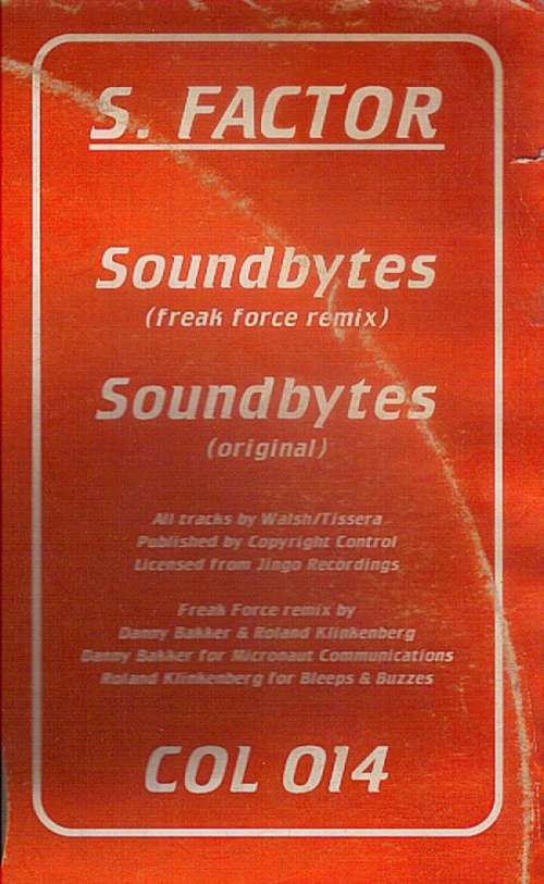 Cover S. Factor - Soundbytes (12) Schallplatten Ankauf