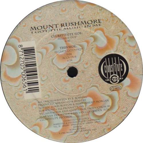 Cover Mount Rushmore - I Got The Music In Me (12) Schallplatten Ankauf