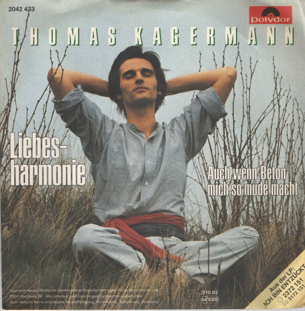 Cover Thomas Kagermann - Liebesharmonie (7) Schallplatten Ankauf