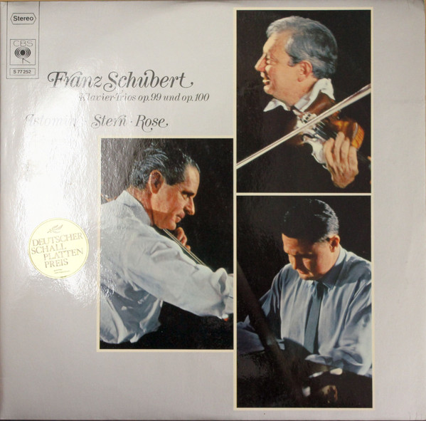 Cover Franz Schubert, Eugene Istomin, Isaac Stern, Leonard Rose - Klavier-Trios Op. 99 Und Op. 100 (2xLP, Gat) Schallplatten Ankauf