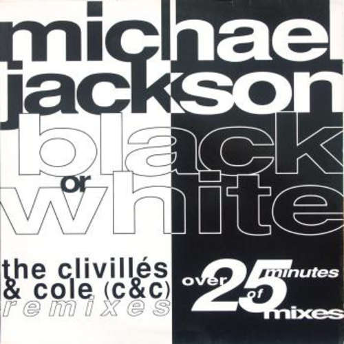 Cover Michael Jackson - Black Or White (The Clivillés & Cole (C&C) Remixes) (12, Maxi) Schallplatten Ankauf