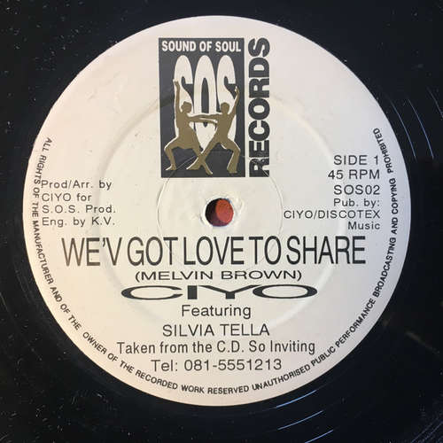 Cover Ciyo Featuring Silvia Tella* - We'v Got Love to Share (12) Schallplatten Ankauf