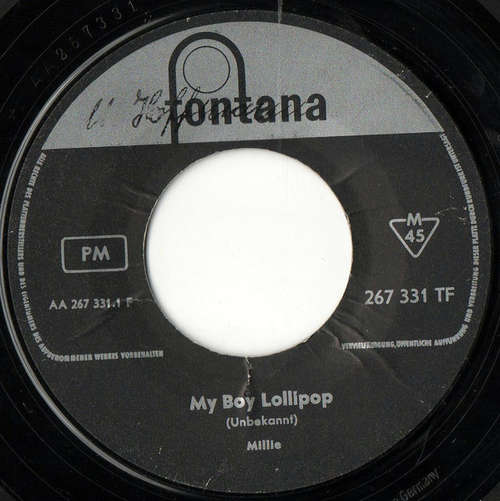 Cover Millie* - My Boy Lollipop / Something's Gotta Be Done (7) Schallplatten Ankauf