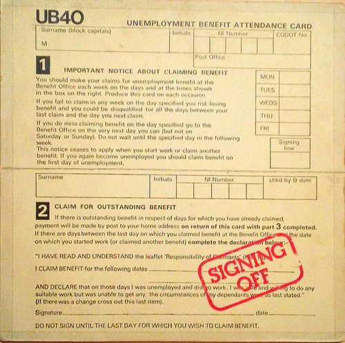 Cover UB40 - Signing Off (LP, Album, Mono, RP + 12, RP) Schallplatten Ankauf