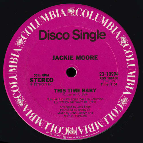 Cover Jackie Moore - This Time Baby (12, Single) Schallplatten Ankauf