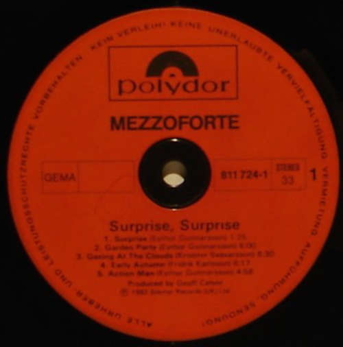 Cover Mezzoforte - Surprise, Surprise (LP, Album) Schallplatten Ankauf