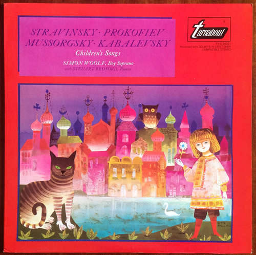 Cover Igor Stravinsky, Sergei Prokofiev, Modest Mussorgsky, Dmitry Kabalevsky - Children´s Songs (LP) Schallplatten Ankauf