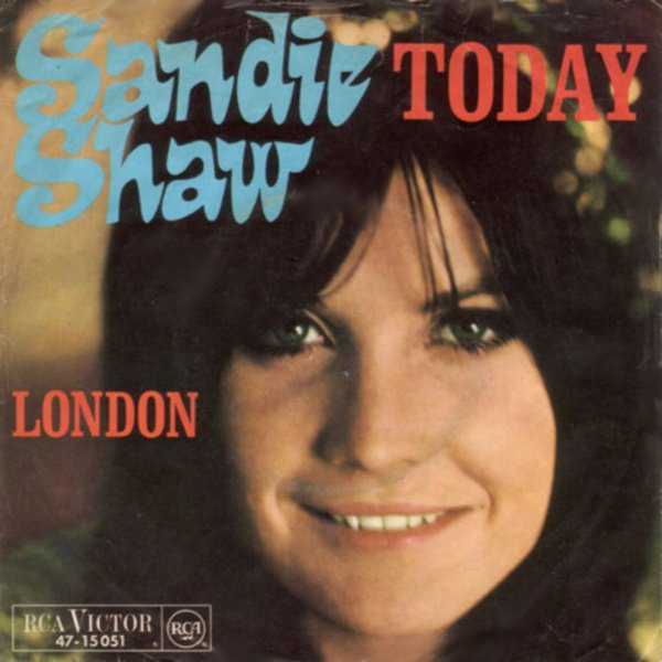 Cover Sandie Shaw - Today (7, Single) Schallplatten Ankauf