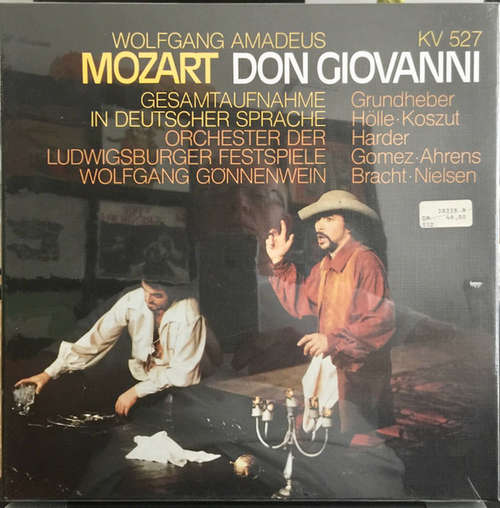 Cover Wolfgang Amadeus Mozart - Don Giovanni (Gesamtaufnahme In Deutscher Sprache) (4xLP) Schallplatten Ankauf