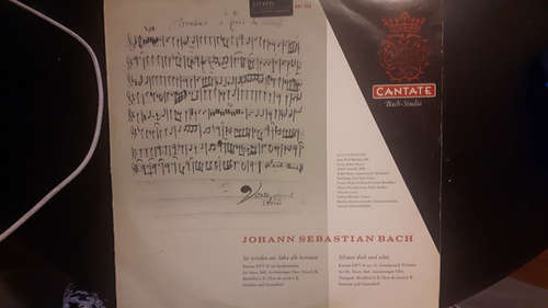Cover Johann Sebastian Bach - Kantate BWV 46 Schauet Doch Und Sehet / Kantate  BWV 65 Sie Werden Aus Saba Alle Kommen (LP) Schallplatten Ankauf