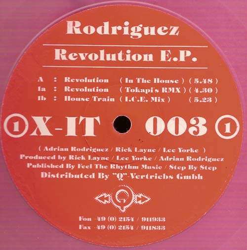 Cover Rodriguez - Revolution E.P. (12, EP, Pin) Schallplatten Ankauf