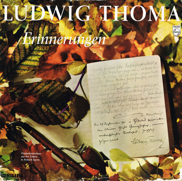 Bild Various - Ludwig Thoma - Erinnerungen (LP) Schallplatten Ankauf