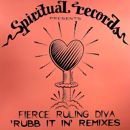 Cover Fierce Ruling Diva - Rubb It In Remix (12) Schallplatten Ankauf
