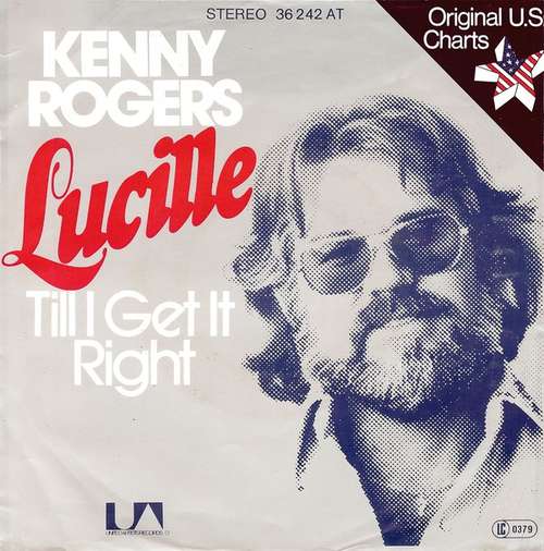 Cover Kenny Rogers - Lucille (7, Single) Schallplatten Ankauf