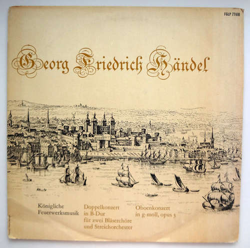 Cover Georg Friedrich Händel, Jean-François Paillard - Königliche Feuerwerksmusik (LP, Album, Mono) Schallplatten Ankauf