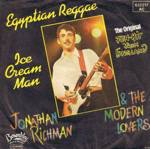 Cover Jonathan Richman & The Modern Lovers - Egyptian Reggae / Ice Cream Man (7, Single) Schallplatten Ankauf