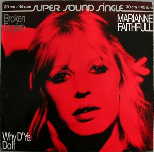Cover Marianne Faithfull - Broken English (12, Single) Schallplatten Ankauf