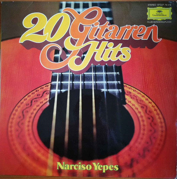 Cover Narciso Yepes - 20 Gitarren Hits (LP, Comp, Club) Schallplatten Ankauf