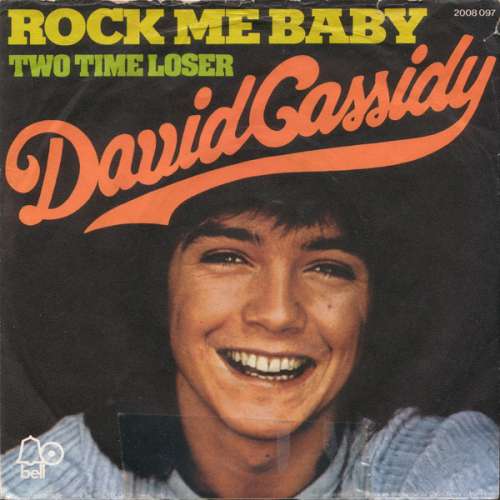 Cover David Cassidy - Rock Me Baby (7, Single) Schallplatten Ankauf