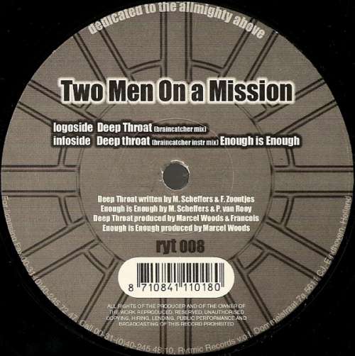 Cover Two Men On A Mission - Deep Throat (12) Schallplatten Ankauf