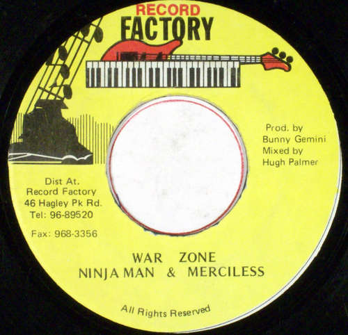 Bild Ninjaman & Merciless - War Zone  (7, Single) Schallplatten Ankauf