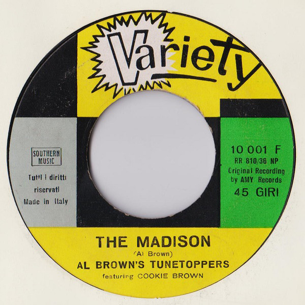 Cover Al Brown's Tunetoppers Featuring Cookie Brown - The Madison (7) Schallplatten Ankauf