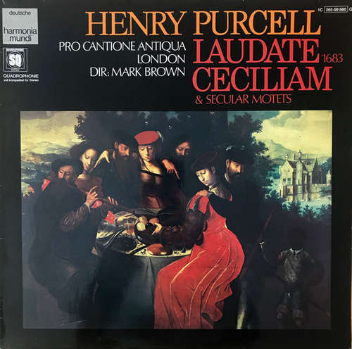 Bild Purcell*, Pro Cantione Antiqua, Mark Brown (4) - Laudate Ceciliam & Secular Motets (LP, Quad) Schallplatten Ankauf