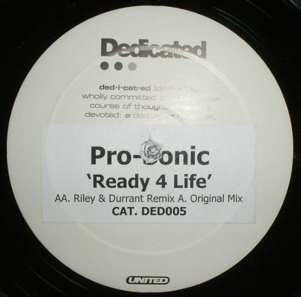 Cover Pro-Sonic - Ready 4 Life (12, Promo) Schallplatten Ankauf