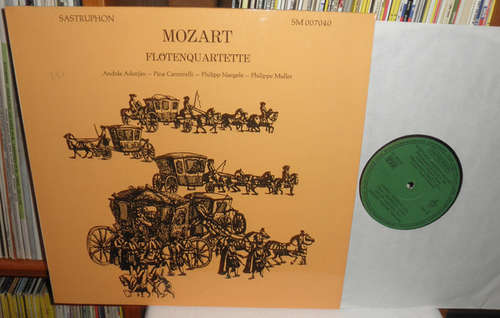 Cover Mozart* / András Adorján, Pina Carmirelli, Philipp Naegele, Philippe Muller - 4 Flötenquartette (LP, Ora) Schallplatten Ankauf