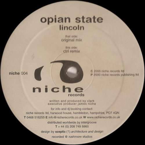 Cover Opian State - Lincoln (12) Schallplatten Ankauf