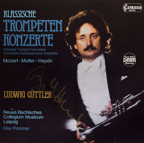 Cover Mozart*, Molter*, Haydn* / Ludwig Güttler, Neues Bachisches Collegium Musicum Leipzig, Max Pommer - Klassische Trompetenkonzerte (LP) Schallplatten Ankauf