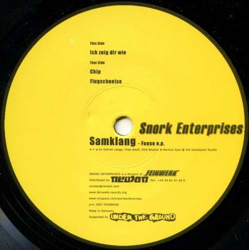 Cover Samklang - Foose E.P. (12, EP) Schallplatten Ankauf
