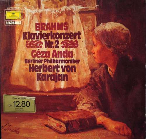 Cover Brahms* - Géza Anda, Berliner Philharmoniker, Herbert Von Karajan - Klavierkonzert Nr. 2 (LP, RE) Schallplatten Ankauf