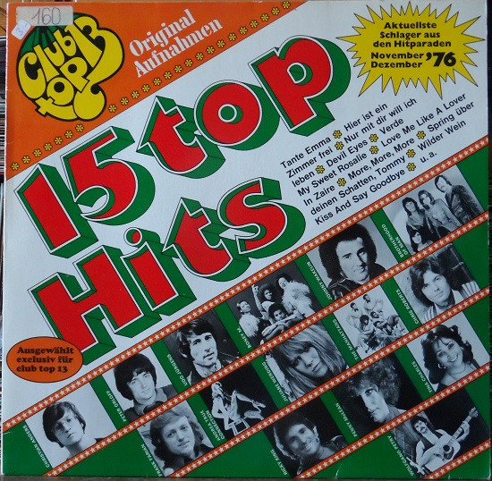 Bild Various - 15 Top Hits - Aktuellste Schlager Aus Den Hitparaden November Dezember '76 (LP, Comp) Schallplatten Ankauf