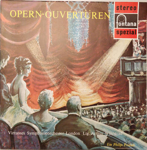 Cover Virtuoses Symphonieorchester London*, Arthur Winograd - Opern-Ouvertüren (LP) Schallplatten Ankauf