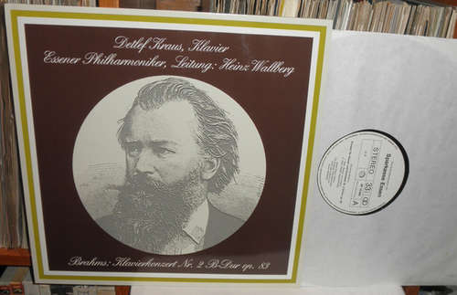 Cover Johannes Brahms, Detlef Kraus, Essener Philharmoniker, Heinz Wallberg - Klavierkonzert Nr. 2 B-Dur Op. 83 (LP, Album) Schallplatten Ankauf