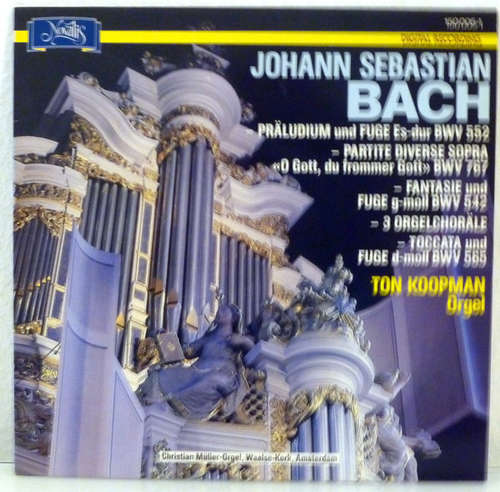 Cover Johann Sebastian Bach, Ton Koopman - Orgelwerke (LP) Schallplatten Ankauf