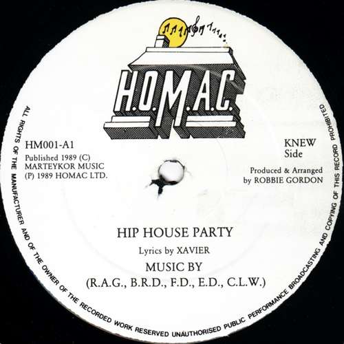 Cover The Knew Crue - Hip House Party / Tuffactofollow (12) Schallplatten Ankauf