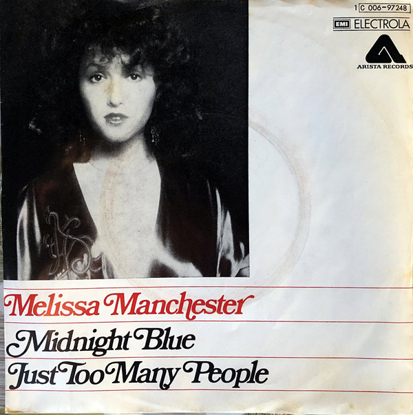 Cover Melissa Manchester - Midnight Blue / Just Too Many People  (7) Schallplatten Ankauf