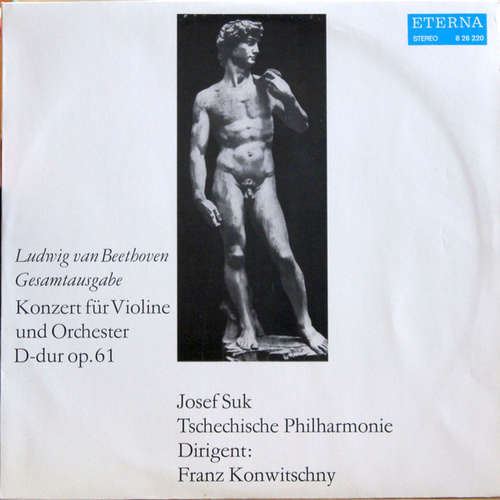 Cover Ludwig van Beethoven - Josef Suk, Tschechische Philharmonie*, Franz Konwitschny - Konzert Für Violin Und Orchester D-dur Op. 61 (LP, Album, RE) Schallplatten Ankauf